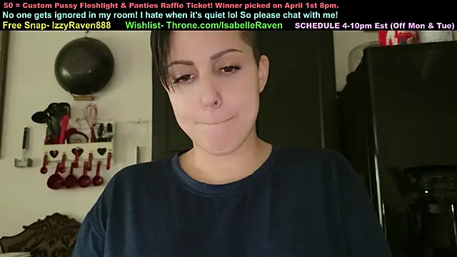 Snapshot of IsabelleRaven chatting on 27, 3, 2026 IsabelleRaven online show from 27, 3, 2026