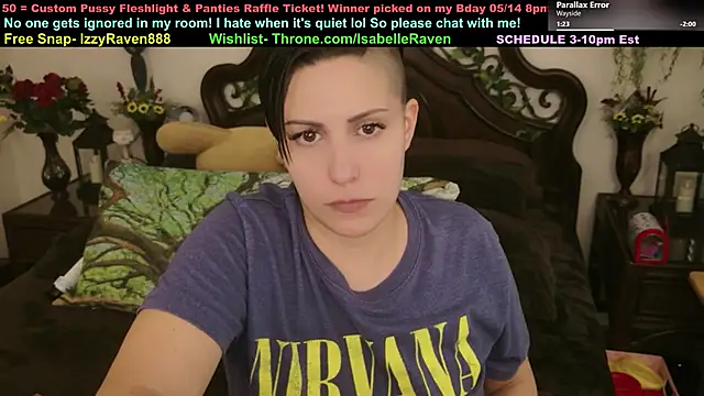 Snapshot of IsabelleRaven chatting on 21, 4, 2026 IsabelleRaven online show from 21, 4, 2026