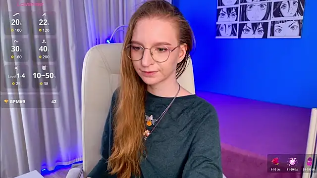 Snapshot of VioletShine chatting on 7, 3, 2026 VioletShine online show from 7, 3, 2026