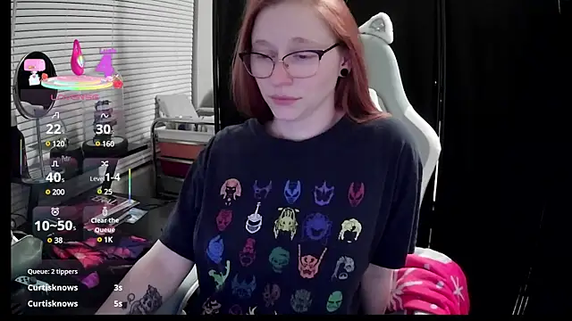 LilyFoxxx online show from 3, 3, 2025