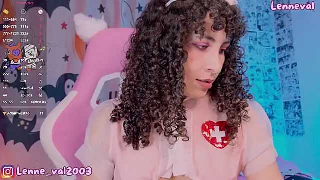 Snapshot of Lenneval1 chatting on 9, 10, 2025 Lenneval1 online show from 9, 10, 2025