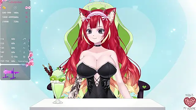 Snapshot of LewdKira_VT chatting on 14, 2, 2025 LewdKira VT online show from 14, 2, 2025
