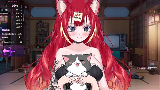 Snapshot of LewdKira_VT chatting on 8, 3, 2025 LewdKira VT online show from 8, 3, 2025