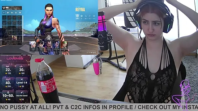 Gamergirl-Linela online show from 23, 2, 2025