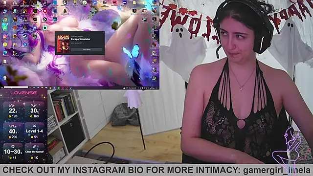 Gamergirl-Linela online show from 28, 10, 2025