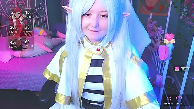 Snapshot of MizukiNoYoru chatting on 8, 9, 2025 MizukiNoYoru online show from 8, 9, 2025