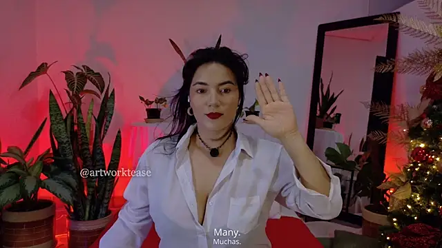 Snapshot of Artworktease chatting on 22, 12, 2025 Artworktease online show from 22, 12, 2025