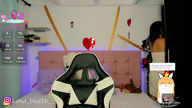 Luna blackk online show from 21, 2, 2026