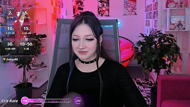 Snapshot of LiliLuna chatting on 12, 10, 2025 LiliLuna online show from 12, 10, 2025