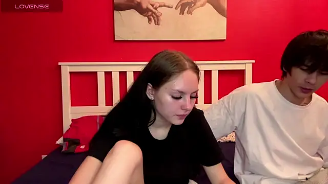 Snapshot of flowerscouple chatting on 30, 9, 2025 flowerscouple online show from 30, 9, 2025