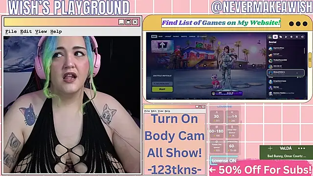 nevermakeawish online show from 20, 2, 2026