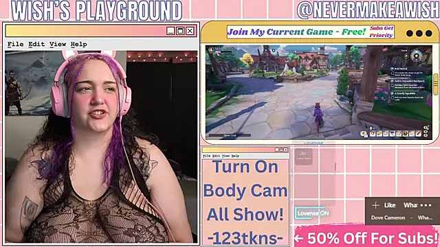 nevermakeawish online show from 14, 4, 2026