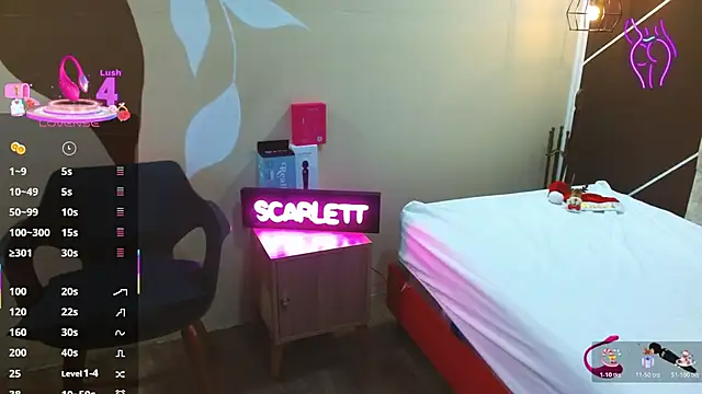 ScarletHott  online show from 18, 12, 2025