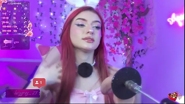 Snapshot of LucyGray chatting on 1, 8, 2026 LucyGray online show from 1, 8, 2026