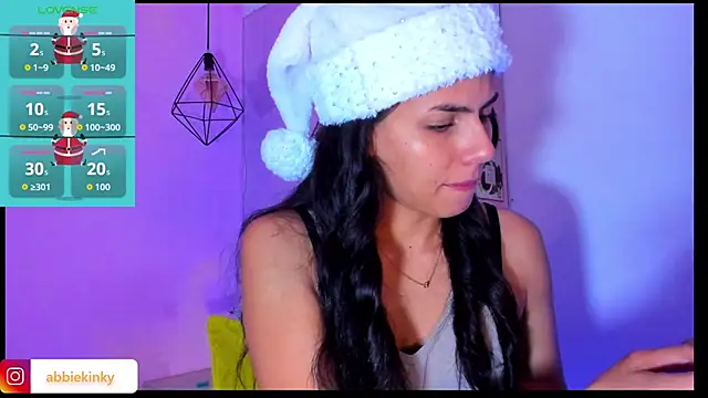 Snapshot of Abbiekinky chatting on 1, 12, 2025 Abbiekinky online show from 1, 12, 2025