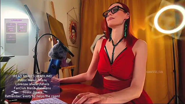 Giantess Eva online show from 5, 7, 2026