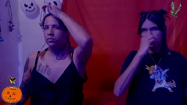 Couple Moth666 online show from 24, 10, 2025