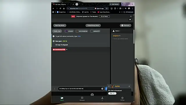 Snapshot of bandrews4795 chatting on 22, 4, 2026 bandrews4795 online show from 22, 4, 2026