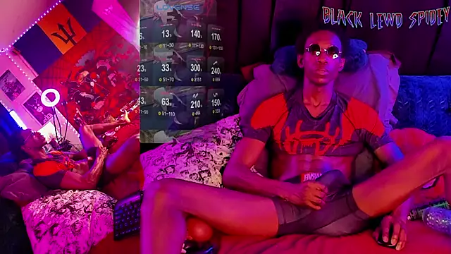 BlackLewdSpidey online show from 4, 2, 2025