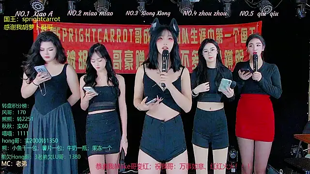 Snapshot of YB-001 chatting on 8, 11, 2025 YB-001 online show from 8, 11, 2025