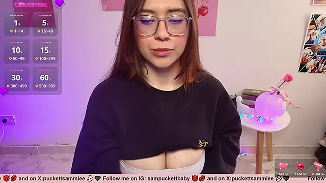 Snapshot of Sampuckettbaby chatting on 6, 5, 2026 Sampuckettbaby online show from 6, 5, 2026