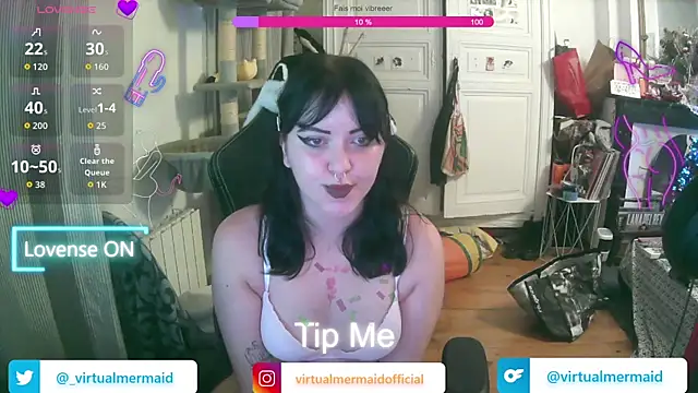 Virtualmermaidofficial online show from 15, 12, 2025