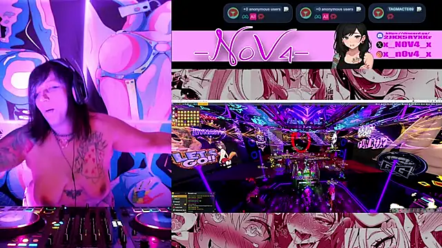 Snapshot of -N0V4- chatting on 12, 4, 2026 -N0V4- online show from 12, 4, 2026
