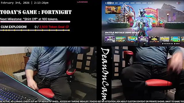 DeanonCam online show from 3, 2, 2026