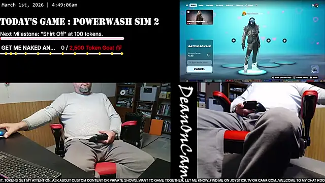 DeanonCam online show from 1, 3, 2026