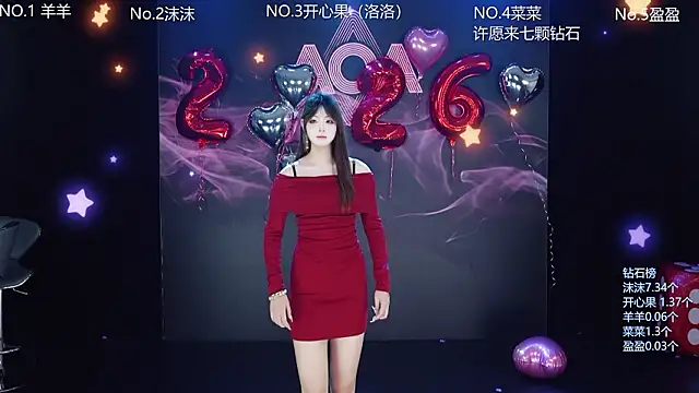 Snapshot of __AOA__ chatting on 14, 2, 2026 AOA online show from 14, 2, 2026