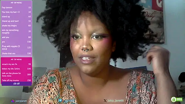 Snapshot of juicy_janet chatting on 18, 3, 2026 juicy janet online show from 18, 3, 2026