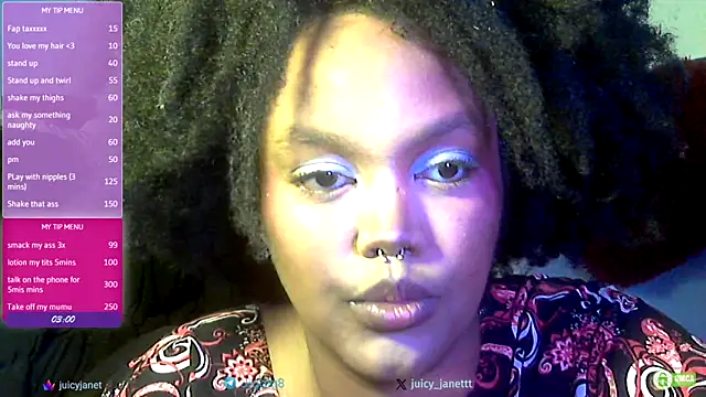 Snapshot of juicy_janet chatting on 23, 3, 2026 juicy janet online show from 23, 3, 2026