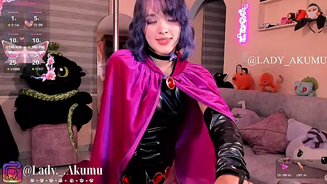LadyAkumu online show from 2, 7, 2026