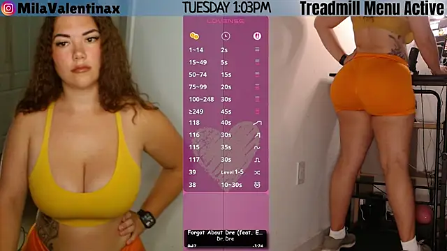 Snapshot of MilaValentina chatting on 2, 6, 2026 MilaValentina online show from 2, 6, 2026