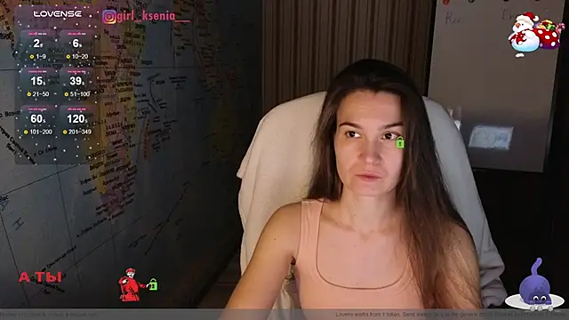 Girl Ksenia online show from 22, 1, 2025