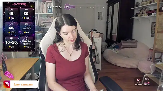 Foxy c online show from 8, 7, 2026
