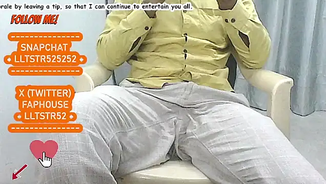 Snapshot of lltstr52 chatting on 7, 7, 2026 lltstr52 online show from 7, 7, 2026