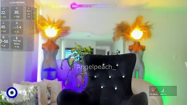 Angel Peach online show from 22, 12, 2025