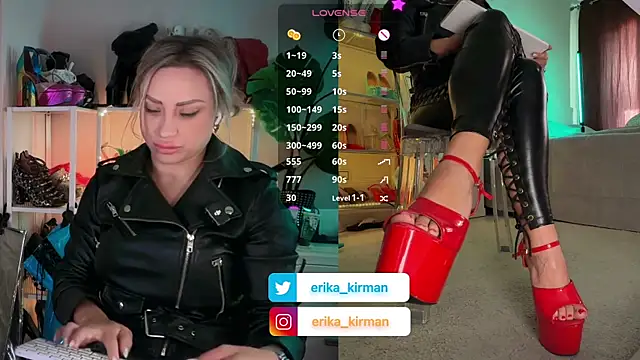 Erika Kirman online show from 26, 11, 2025