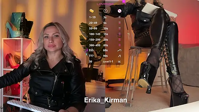 Erika Kirman online show from 30, 3, 2026