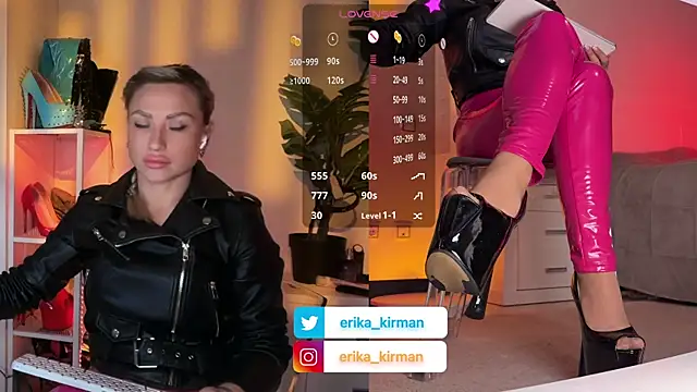 Erika Kirman online show from 1, 4, 2026