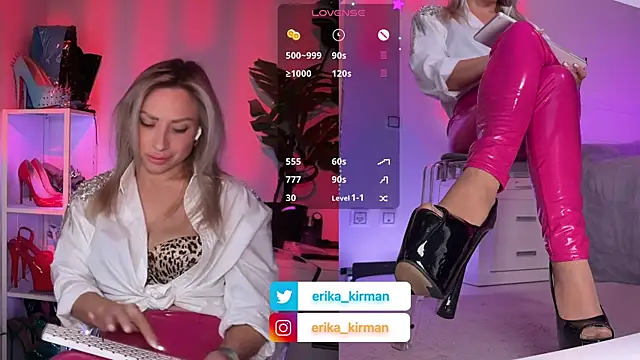 Erika Kirman online show from 2, 4, 2026