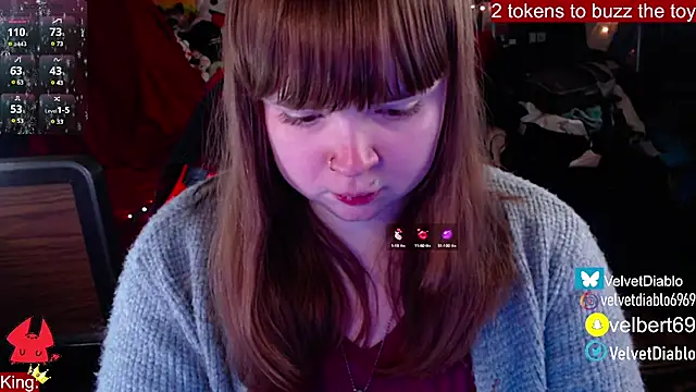 VelvetDiablo online show from 22, 1, 2025