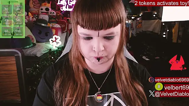 VelvetDiablo online show from 25, 2, 2026