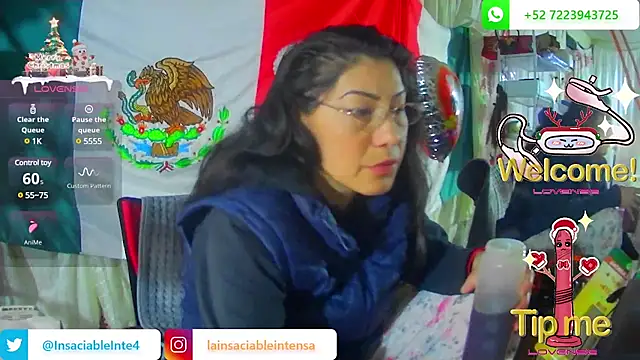 LaInsaciableIntensa online show from 14, 2, 2025