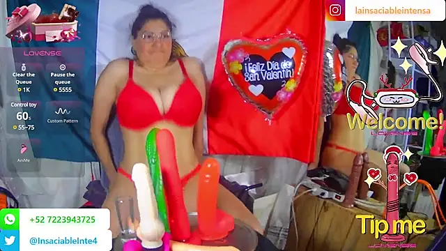 LaInsaciableIntensa online show from 15, 2, 2025