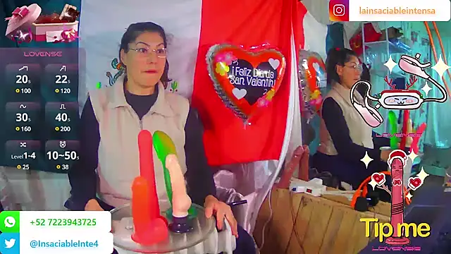 LaInsaciableIntensa online show from 16, 2, 2025