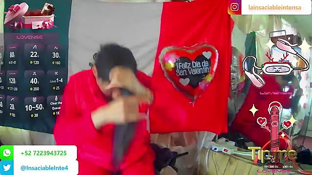 LaInsaciableIntensa online show from 16, 2, 2025