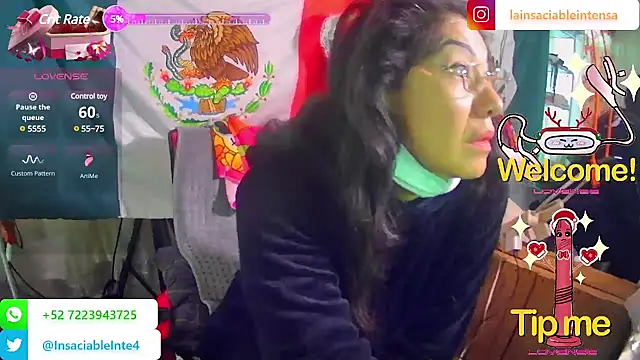 LaInsaciableIntensa online show from 20, 2, 2025