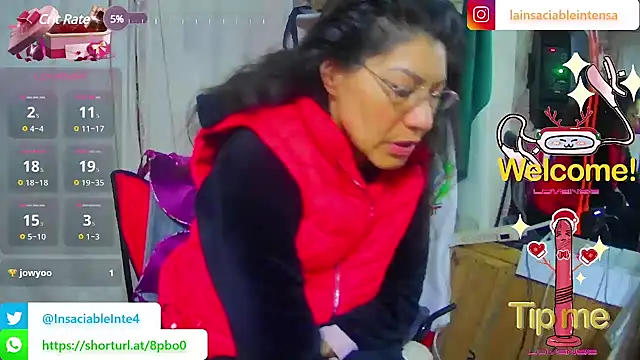 LaInsaciableIntensa online show from 27, 2, 2025